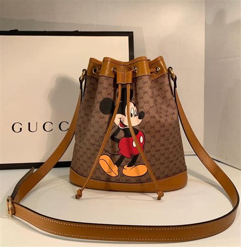 gucci mickey mouse top handle bag|Gucci Mickey Mouse shoulder bag.